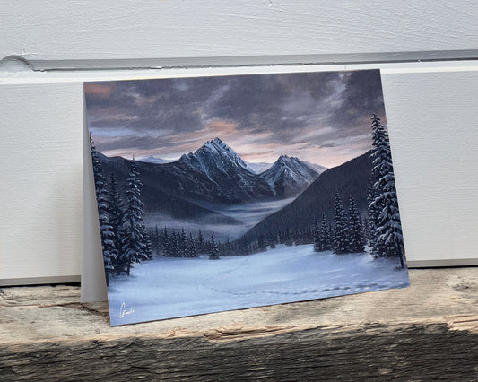 Package of Six - 5x7 WINTER Art Cards