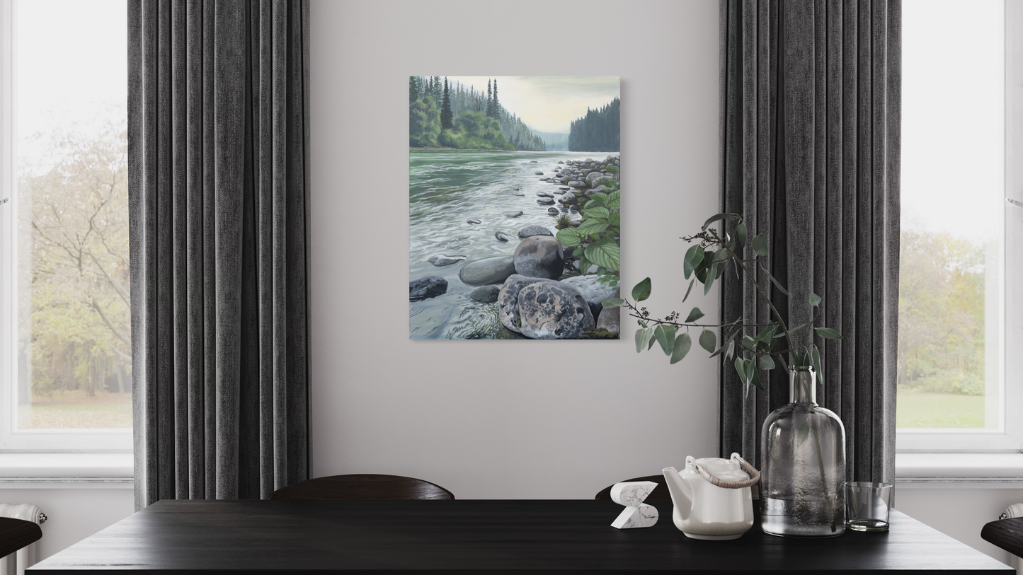 Fraser Shore| Reproduction on Gallery Wrapped Canvas