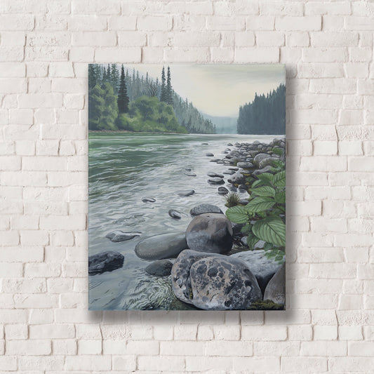 Fraser Shore| Reproduction on Gallery Wrapped Canvas