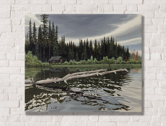 Shadows and Silence | 20x24 | Available at The Black Spruce Gallery